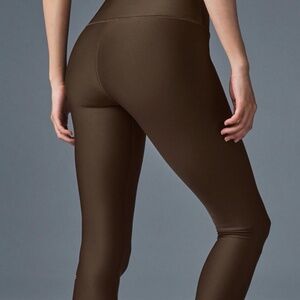 Alo High Waist Airlift Leggings | S (4-6) | 28" | Espresso